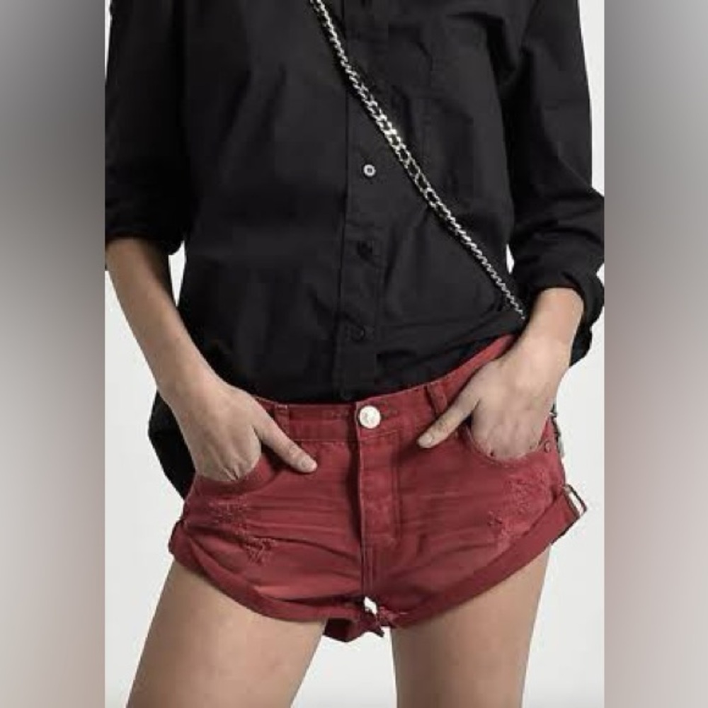 *NWOT* One Teaspoon Denim Bandit Shorts
